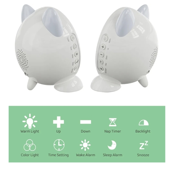 Cute Cat-Shaped White and Black Clock with USB - Picture 5 of 6